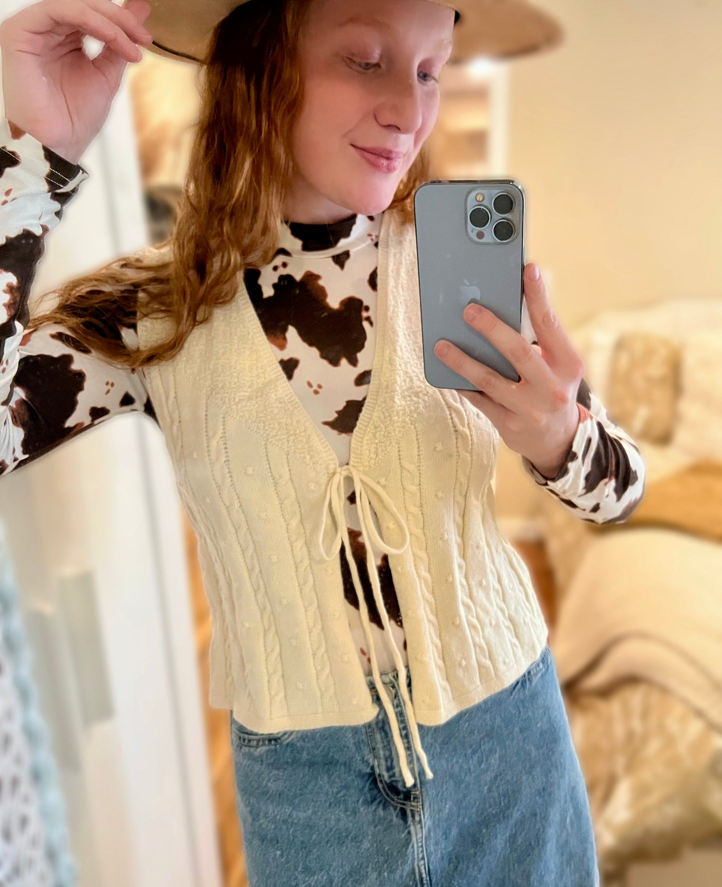 The ivory vest