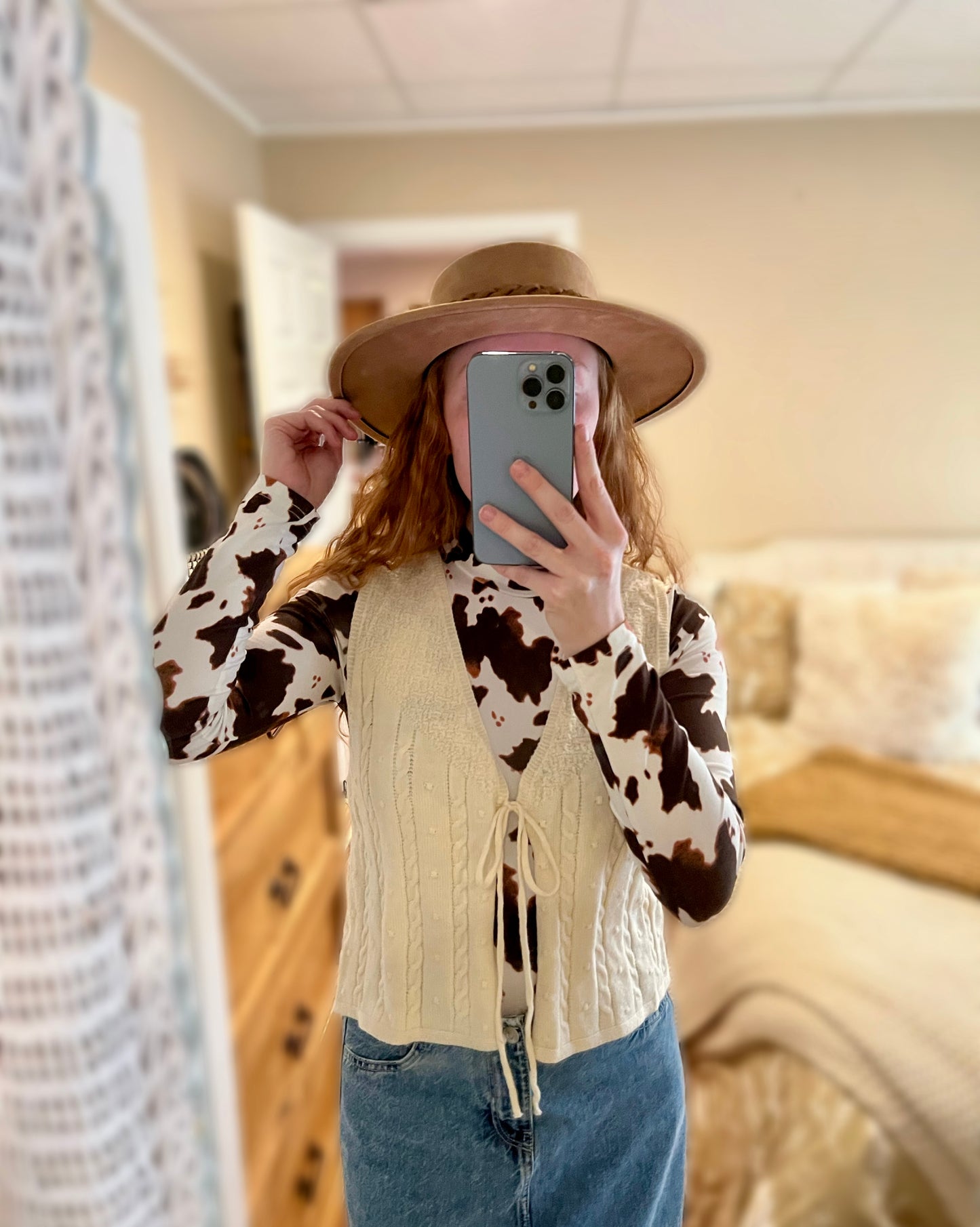 The ivory vest