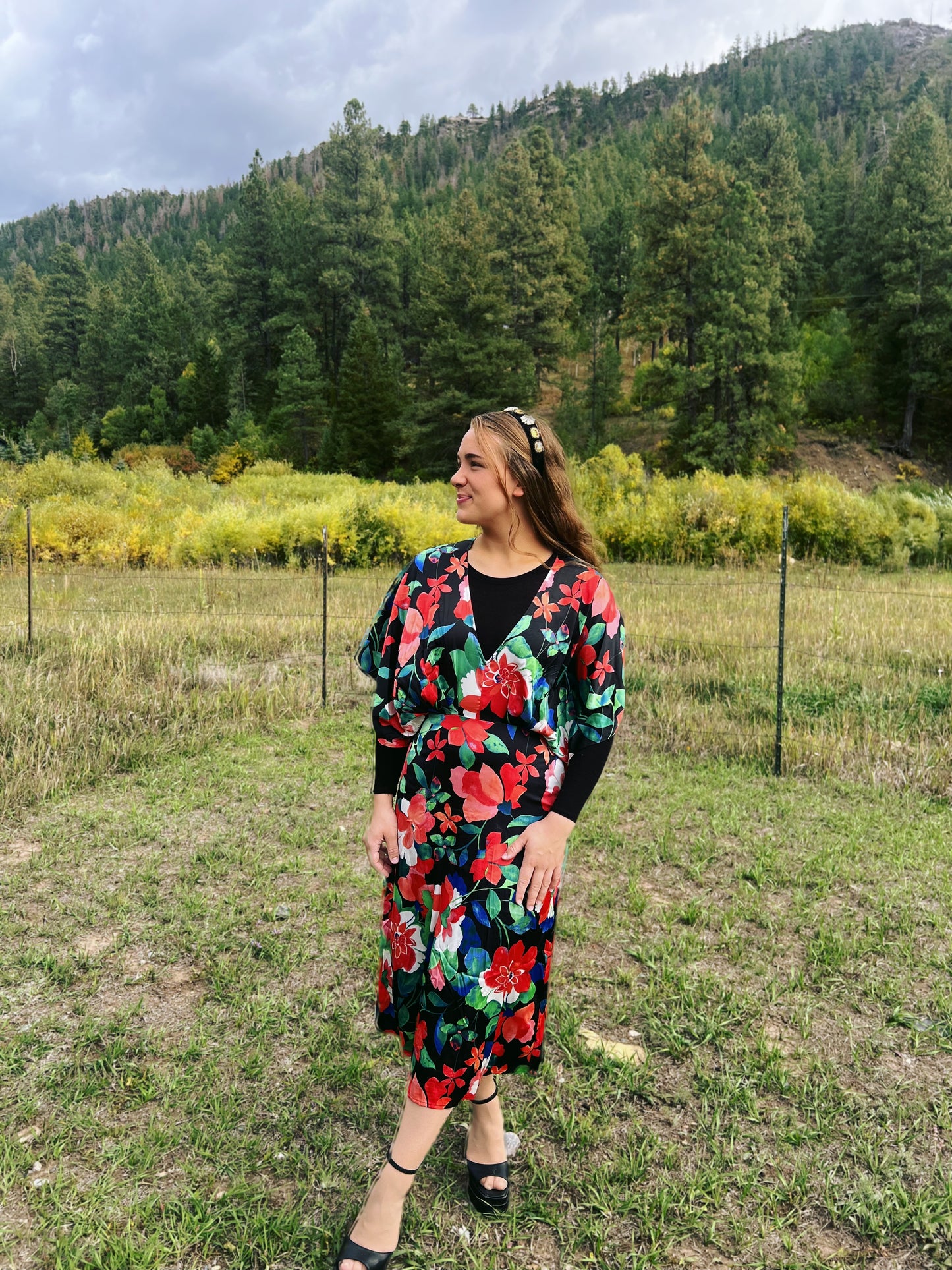 Floral Midnight-Dress