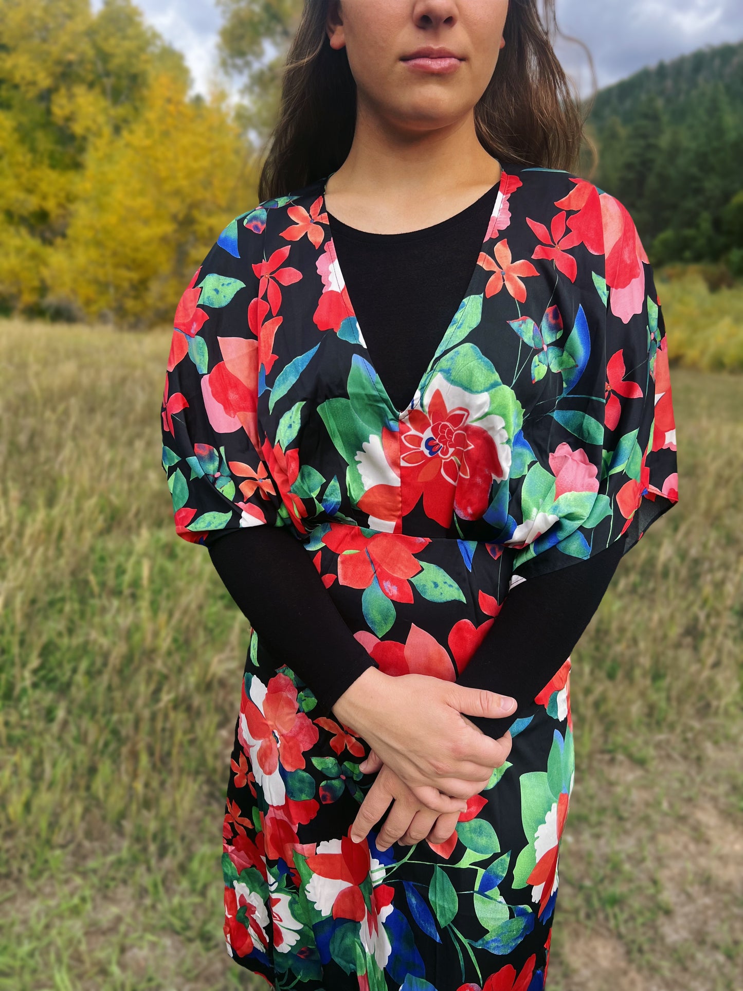 Floral Midnight-Dress