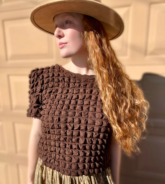 Textured bubble top