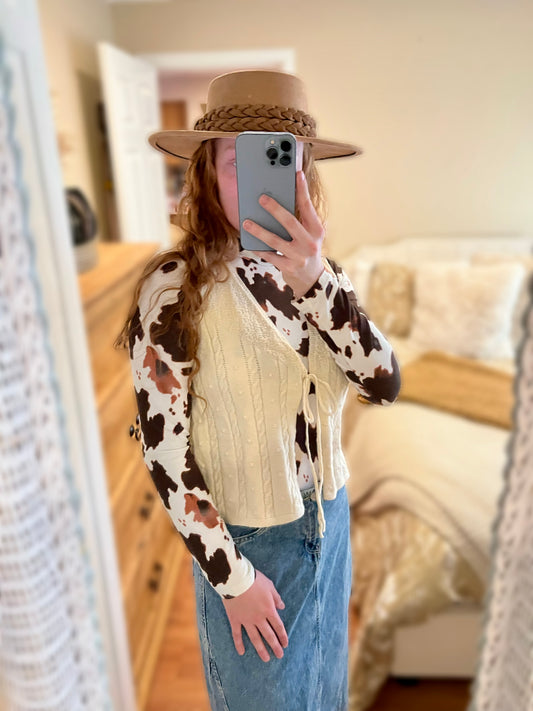 The ivory vest