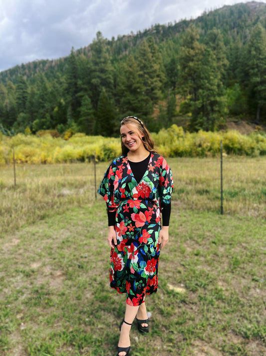 Floral Midnight-Dress